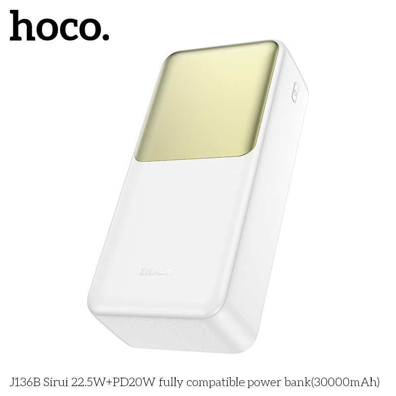 HD_SYNC:J136B Sirui 22.5W+PD20W fully compatible power bank(30000mAh)(UN)