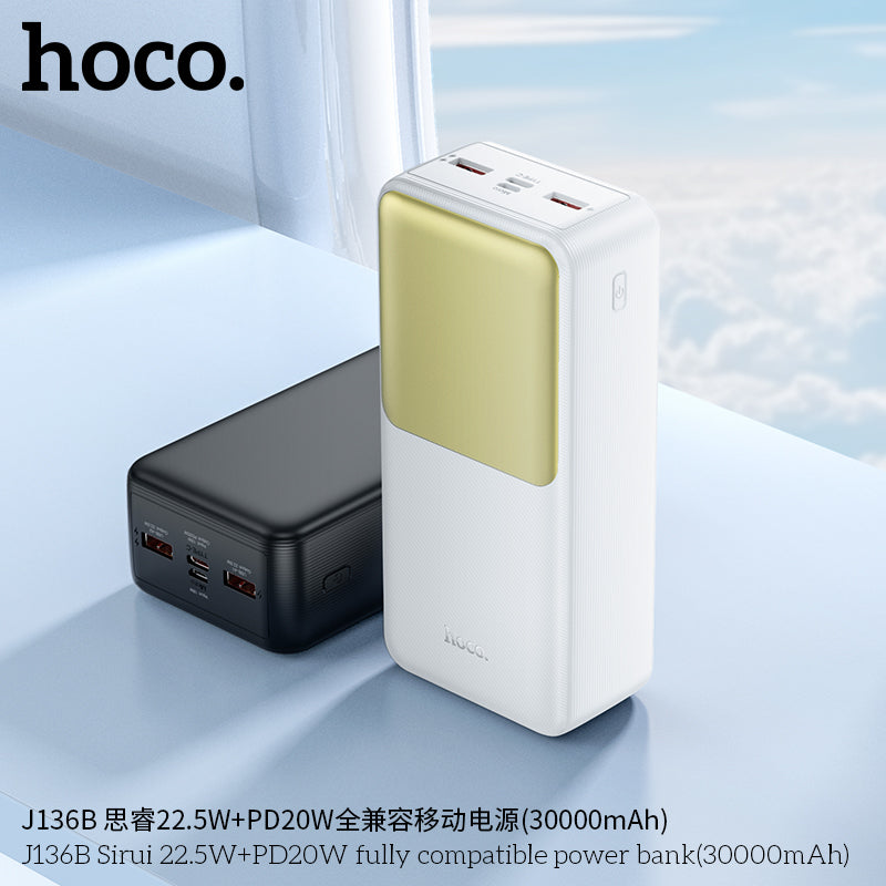 HD_SYNC:J136B Sirui 22.5W+PD20W fully compatible power bank(30000mAh)(UN)