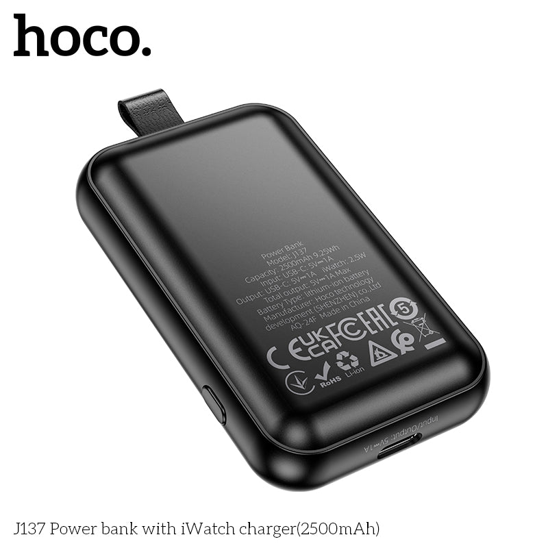 HD_SYNC:J137 Power bank with iWatch charger(2500mAh)