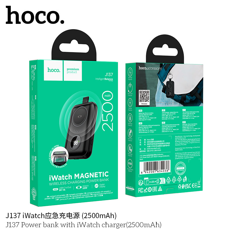 HD_SYNC:J137 Power bank with iWatch charger(2500mAh)