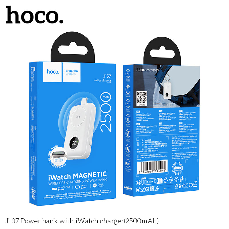 HD_SYNC:J137 Power bank with iWatch charger(2500mAh)