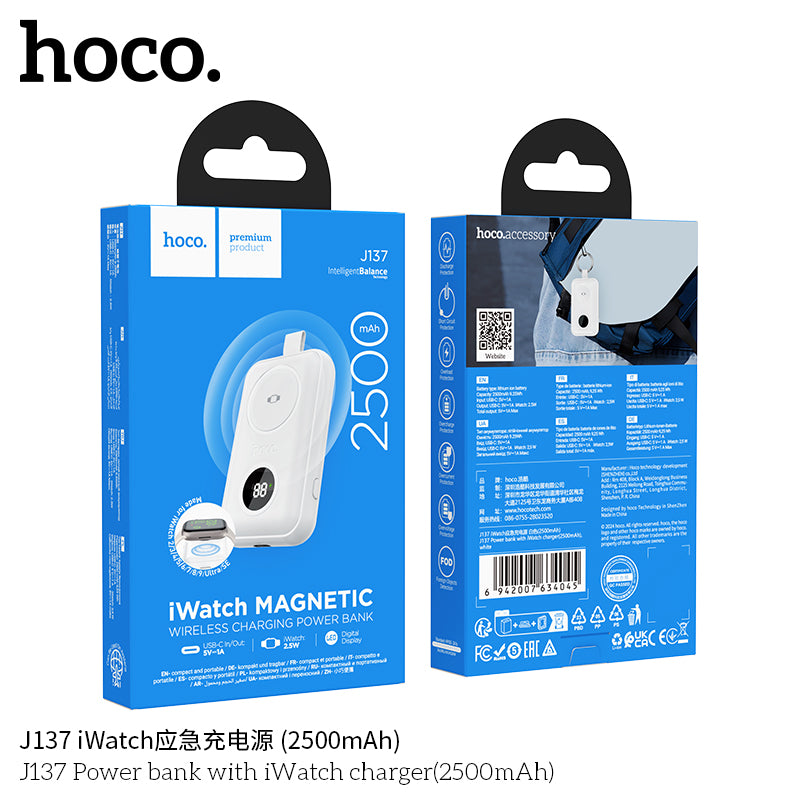 HD_SYNC:J137 Power bank with iWatch charger(2500mAh)