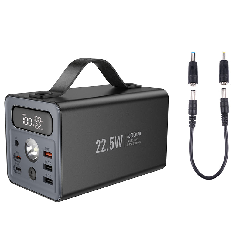 HD_SYNC:J138 Distant 22.5W+PD20W+DC12V multi-function power bank(60000mAh)(UN)