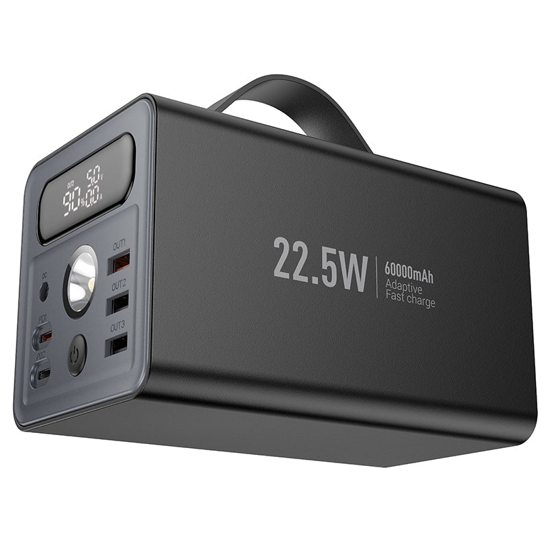 HD_SYNC:J138 Distant 22.5W+PD20W+DC12V multi-function power bank(60000mAh)(UN)