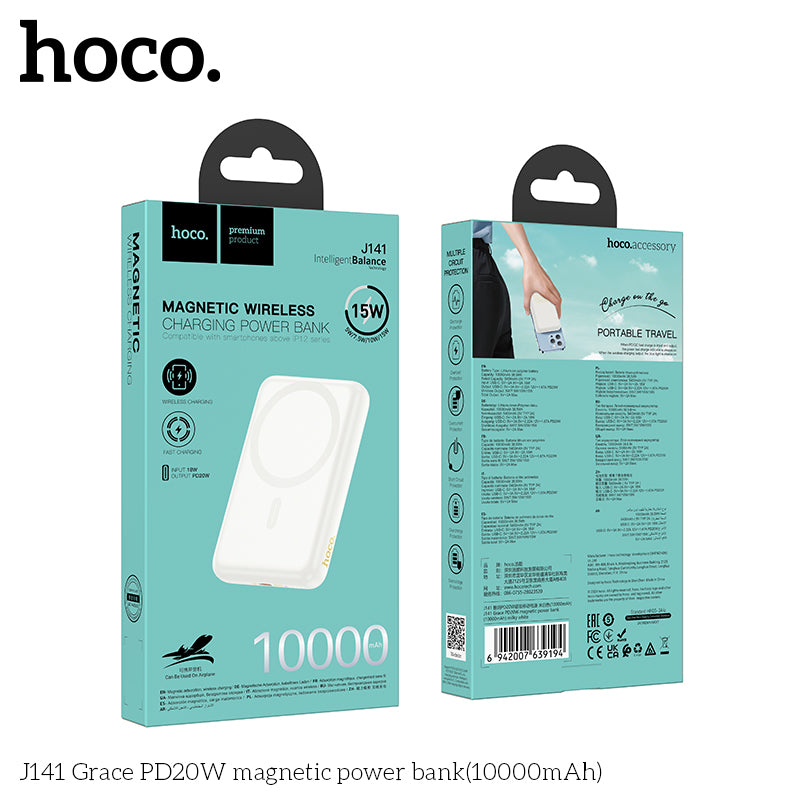 HD_SYNC:J141 Grace PD20W magnetic power bank(10000mAh)(UN)