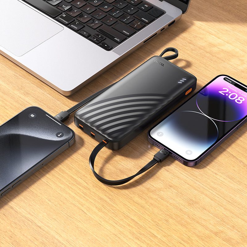HD_SYNC:J146 Night tide power bank with 4 cables(10000mAh)(UN)