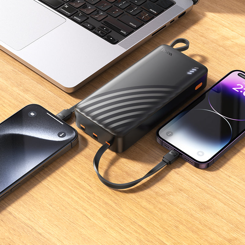 HD_SYNC:J146A Night tide power bank with 4 cables(20000mAh)