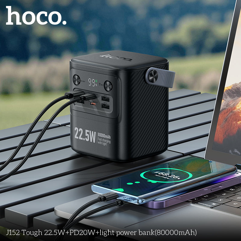 HD_SYNC:J152 Pro Tough PD65W+light power bank(80000mAh)