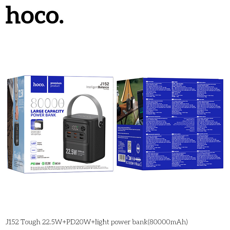 HD_SYNC:J152 Pro Tough PD65W+light power bank(80000mAh)(UN)
