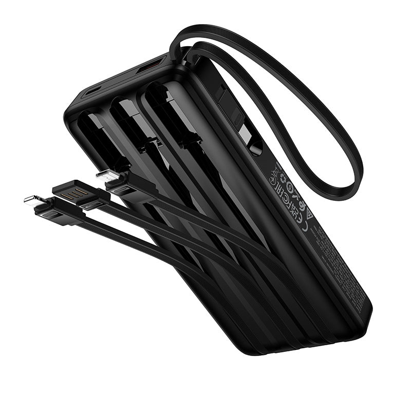 HD_SYNC:J156 Founder 22.5W+PD20W fully compatible power bank with four cables (10000mAh)(UN)