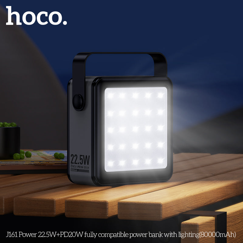 HD_SYNC:J161 Power 22.5W+PD20W fully compatible power bank with lighting(80000mAh)(UN)