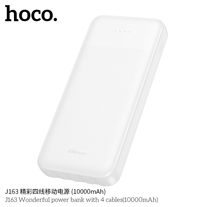 HD_SYNC:J163 Wonderful power bank with 4 cables(10000mAh)(UN)