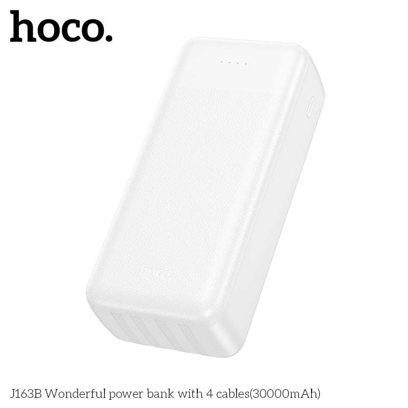 HD_SYNC:J163B Wonderful power bank with 4 cables(30000mAh)(UN)