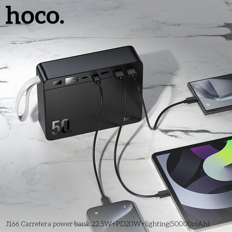 HD_SYNC:J166 Carretera power bank 22.5W+PD20W+lighting