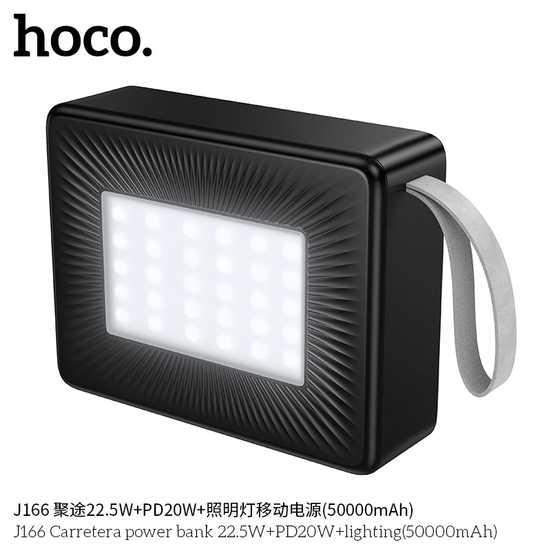 HD_SYNC:J166 Carretera power bank 22.5W+PD20W+lighting