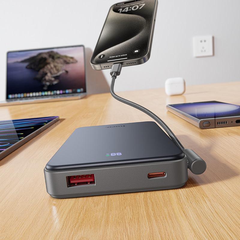 HD_SYNC:J170 Starlight 22.5W+PD20W fully compatible power bank with cable(10000mAh)