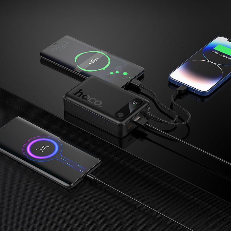 HD_SYNC:J171A Edge 22.5W+PD20W fully compatible power bank with two cables(20000mAh)