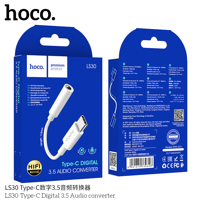 HD_SYNC:LS30 Type-C Digital 3.5 Audio converter