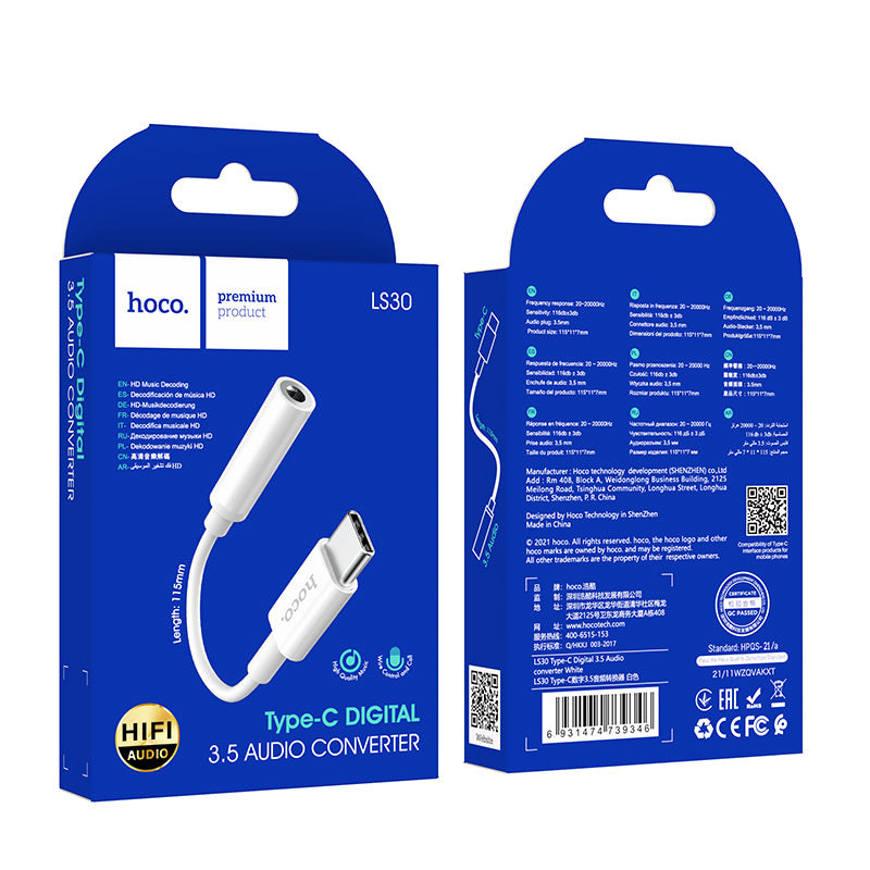 HD_SYNC:LS30 Type-C Digital 3.5 Audio converter