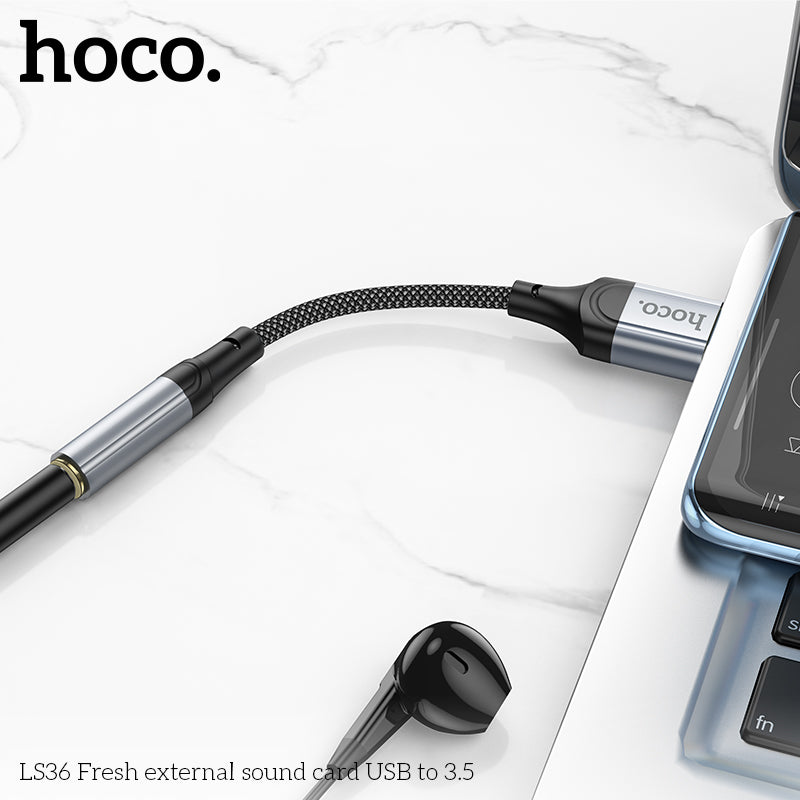 HD_SYNC:LS36 Fresh external sound card USB to 3.5
