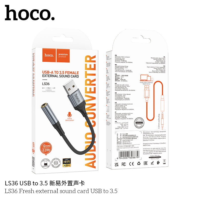 HD_SYNC:LS36 Fresh Digital Type-C to 3.5 audio converter