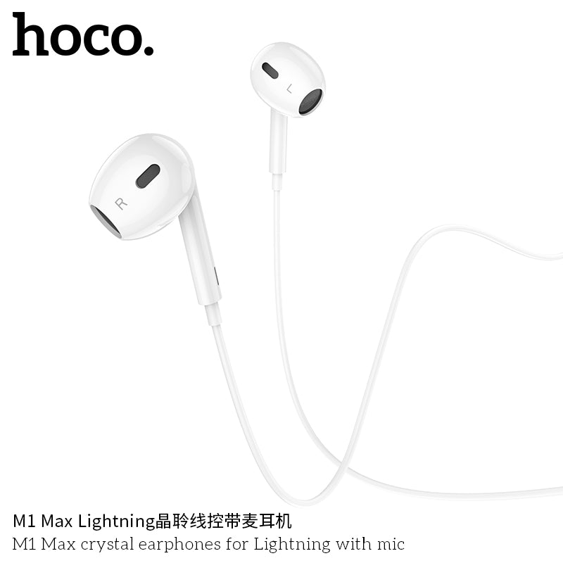 HD_SYNC:M1 Max crystal earphones for iP with mic