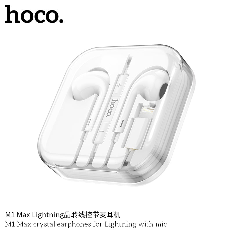 HD_SYNC:M1 Max crystal earphones for iP with mic
