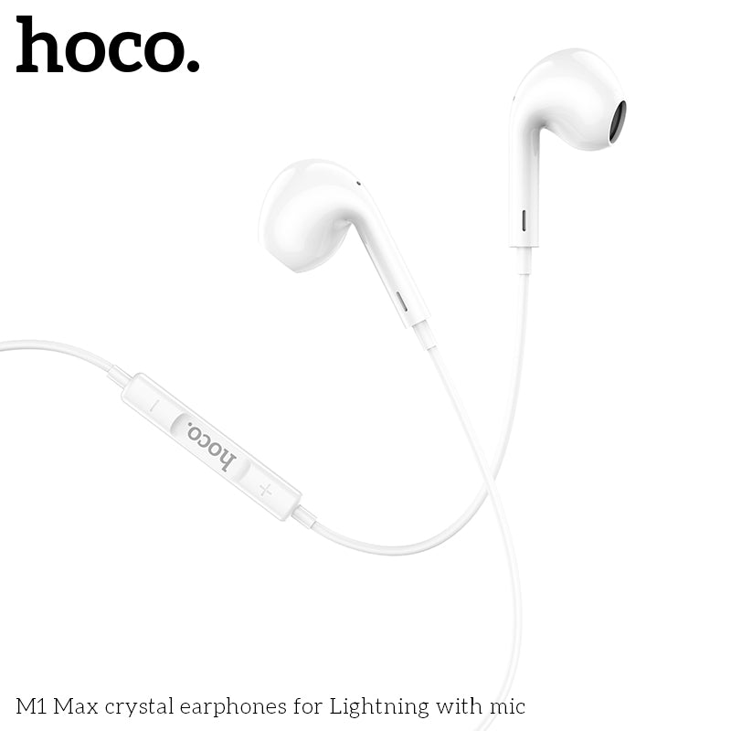HD_SYNC:M1 Max crystal earphones for iP with mic