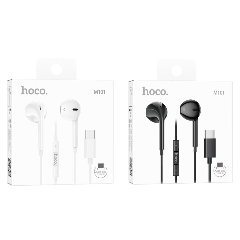 HD_SYNC:M101 Pro Crystal sound Type-C wire-controlled digital earphones with microphone