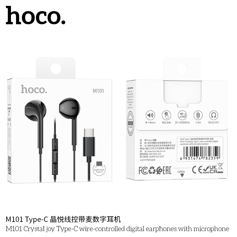 HD_SYNC:M101 Max Crystal grace wire-controlled earphones with microphone