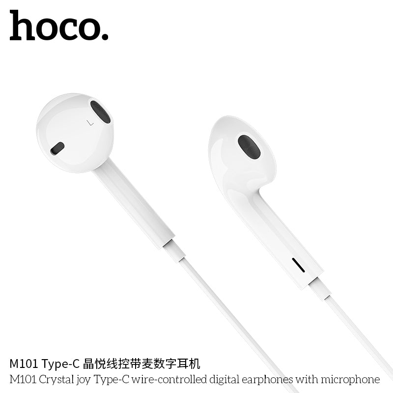 HD_SYNC:M101 Max Crystal grace Type-C wire-controled digital earphones with microphone