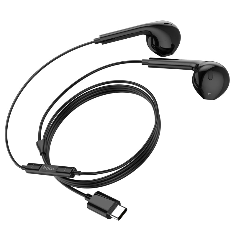 HD_SYNC:M101 Crystal joy Type-C wire-controlled digital earphones with microphone