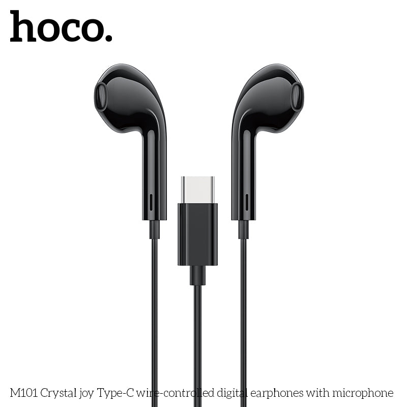 HD_SYNC:M101 Max Crystal grace Type-C wire-controled digital earphones with microphone