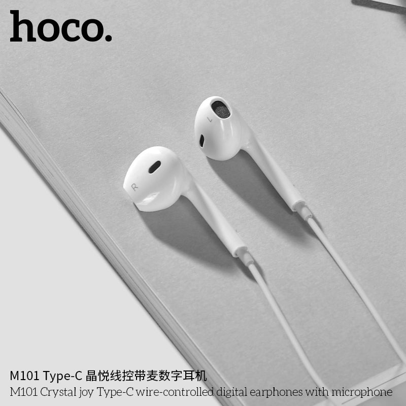 HD_SYNC:M101 Max Crystal grace Type-C wire-controled digital earphones with microphone