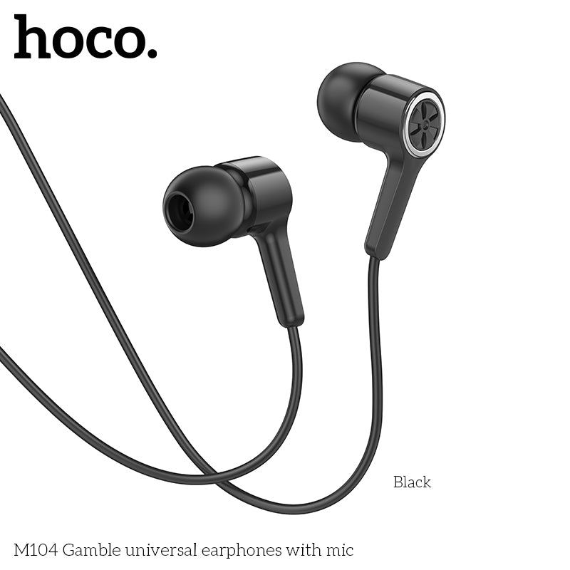 HD_SYNC:M104 Gamble universal earphones with mic