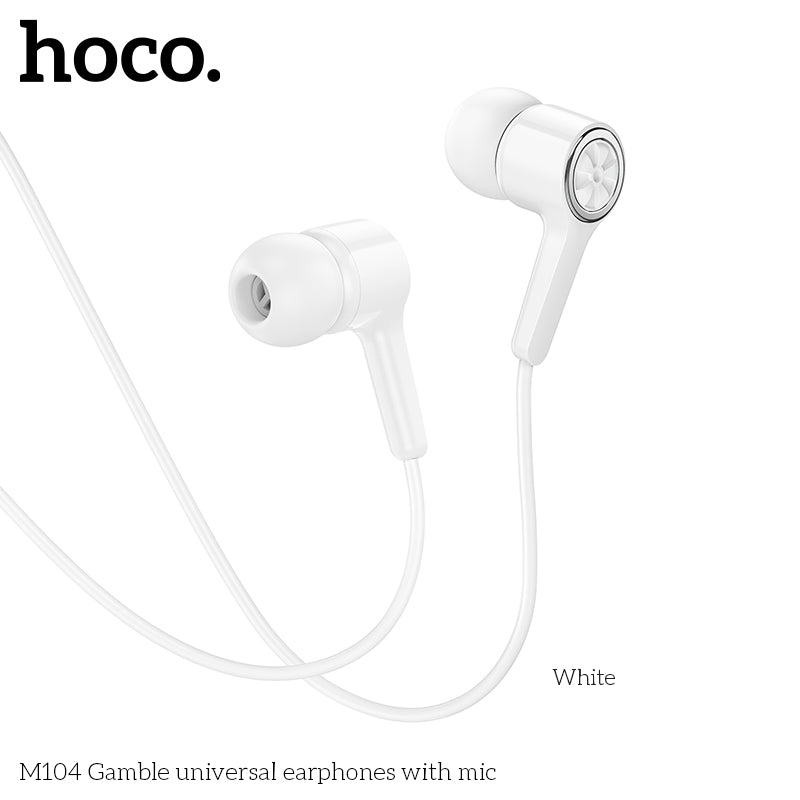 HD_SYNC:M104 Gamble universal earphones with mic