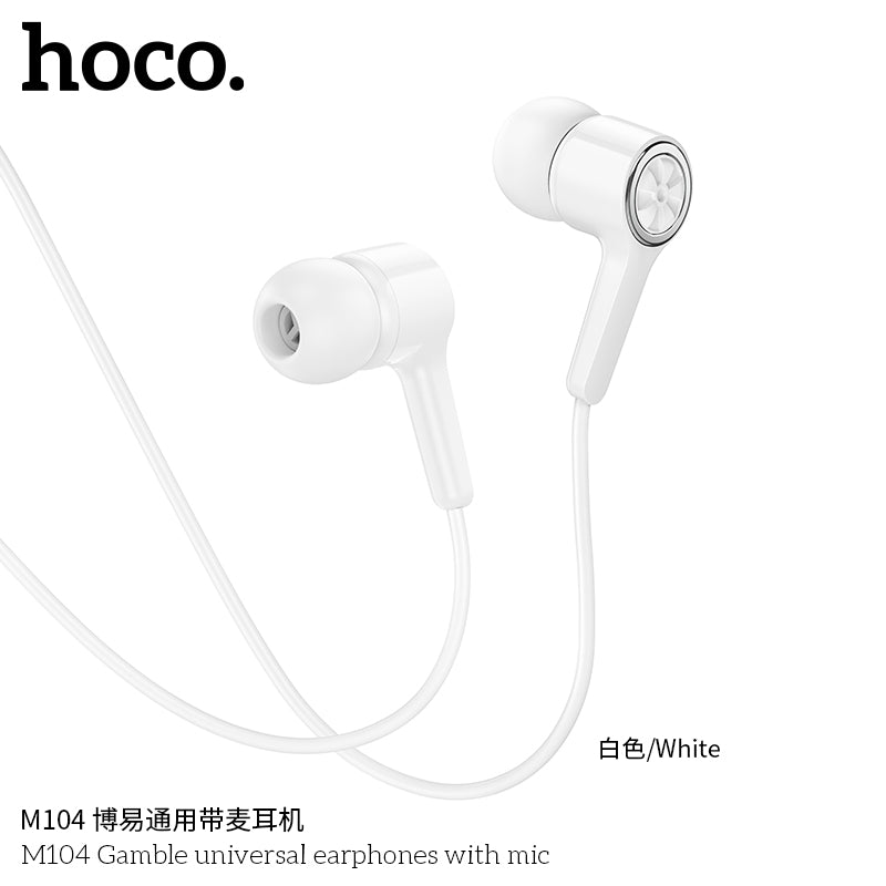 HD_SYNC:M104 Gamble universal earphones with mic