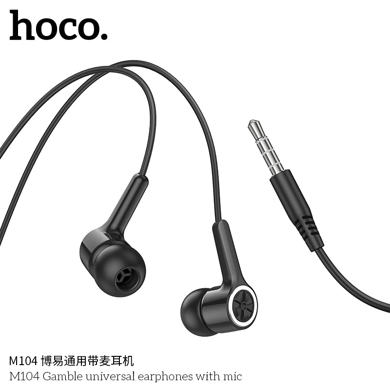 HD_SYNC:M104 Gamble universal earphones with mic