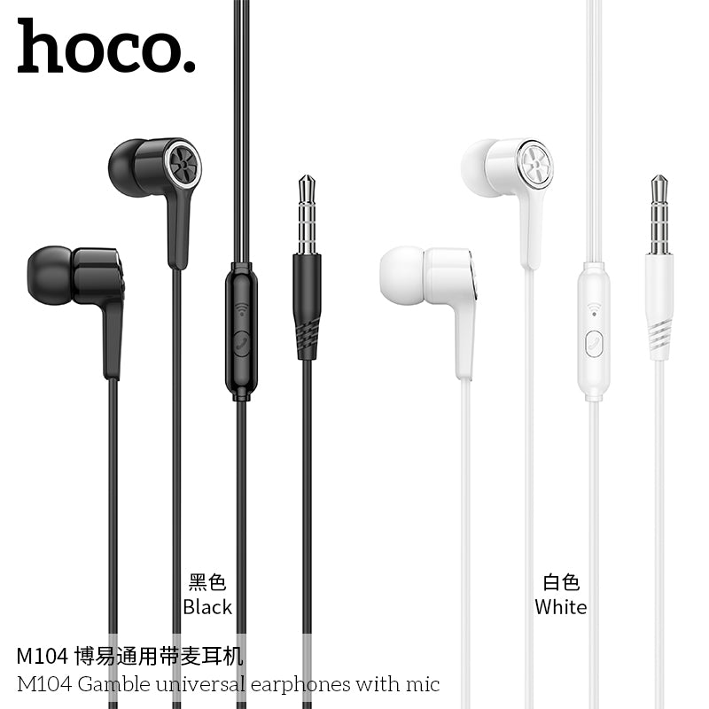 HD_SYNC:M104 Gamble universal earphones with mic