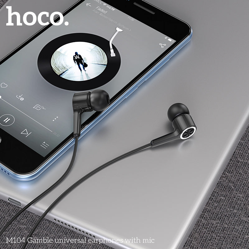 HD_SYNC:M104 Gamble universal earphones with mic