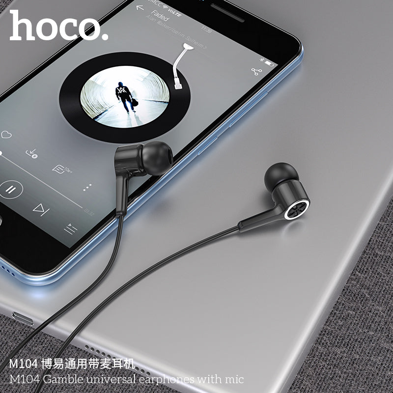 HD_SYNC:M104 Gamble universal earphones with mic