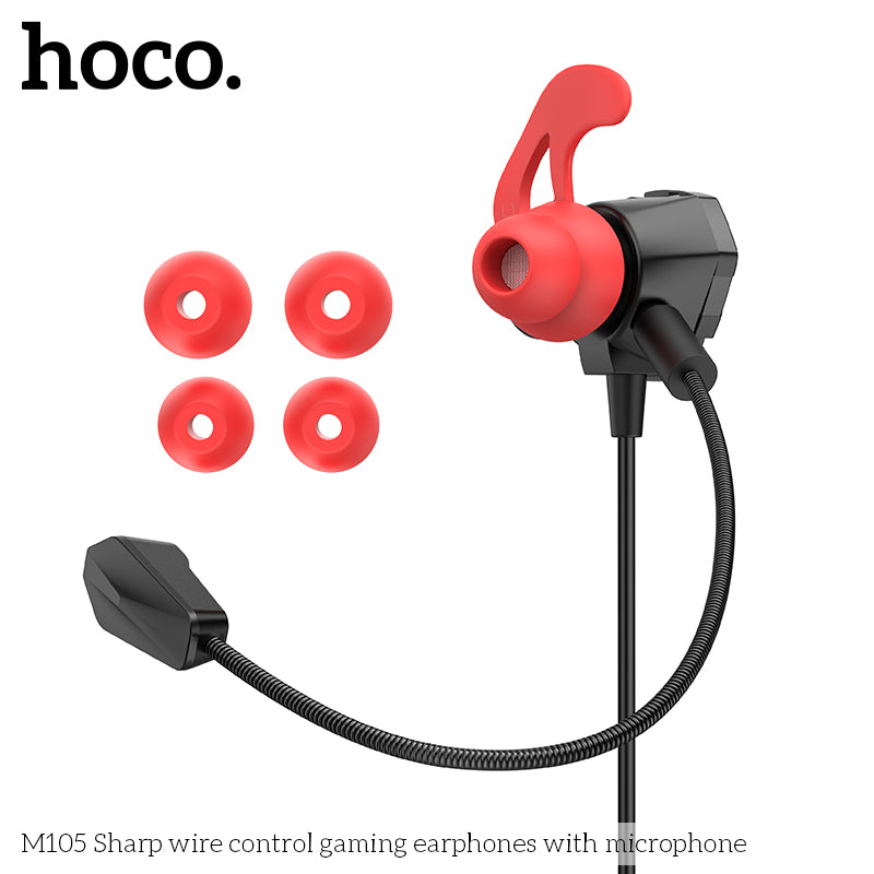 HD_SYNC:M105 Sharp wire control gaming earphones with microphone