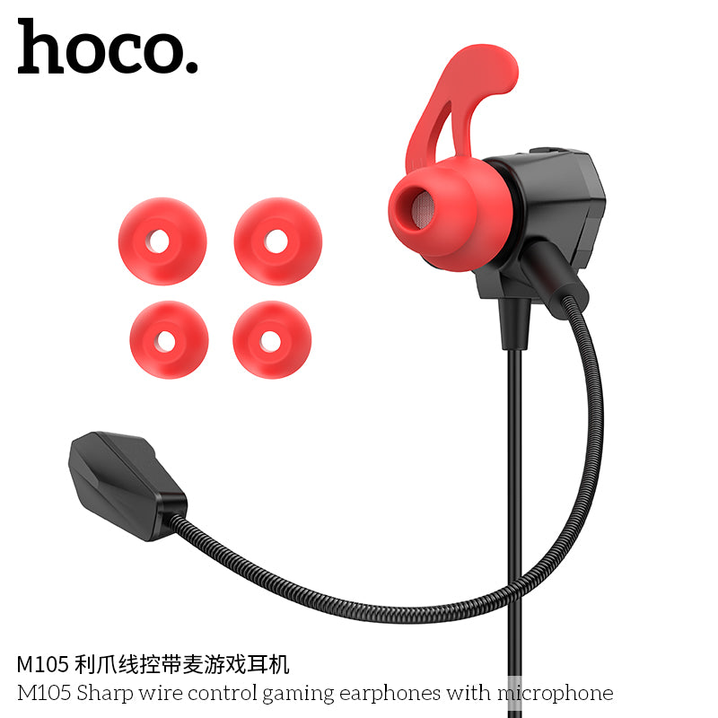 HD_SYNC:M105 Sharp wire control gaming earphones with microphone