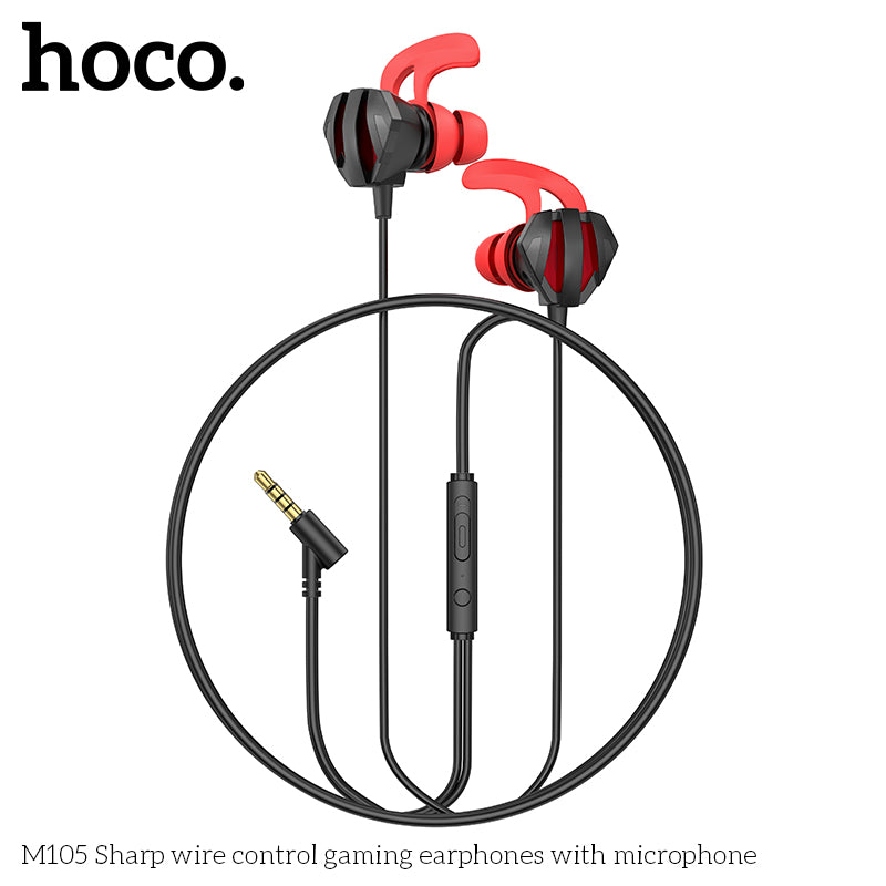 HD_SYNC:M105 Sharp wire control gaming earphones with microphone