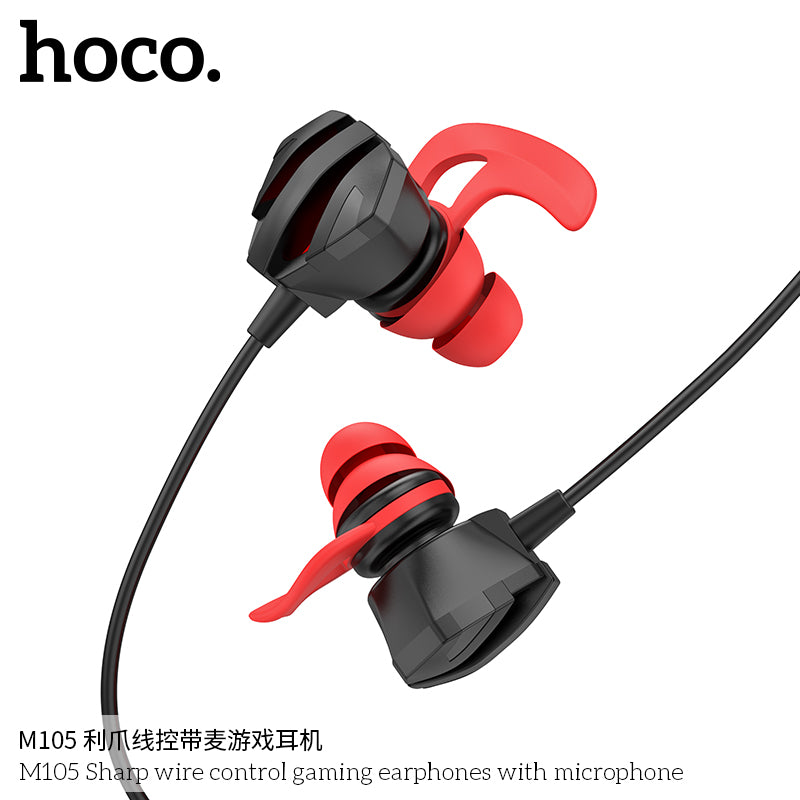 HD_SYNC:M105 Sharp wire control gaming earphones with microphone