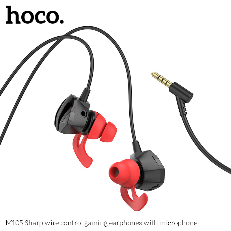 HD_SYNC:M105 Sharp wire control gaming earphones with microphone