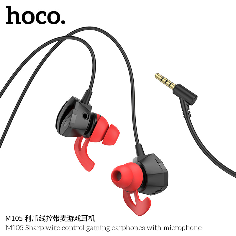 HD_SYNC:M105 Sharp wire control gaming earphones with microphone