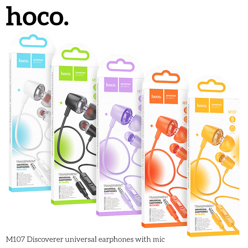HD_SYNC:M107 Discoverer universal earphones with mic