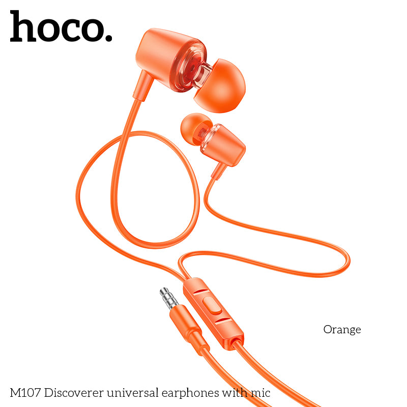 HD_SYNC:M107 Discoverer universal earphones with mic