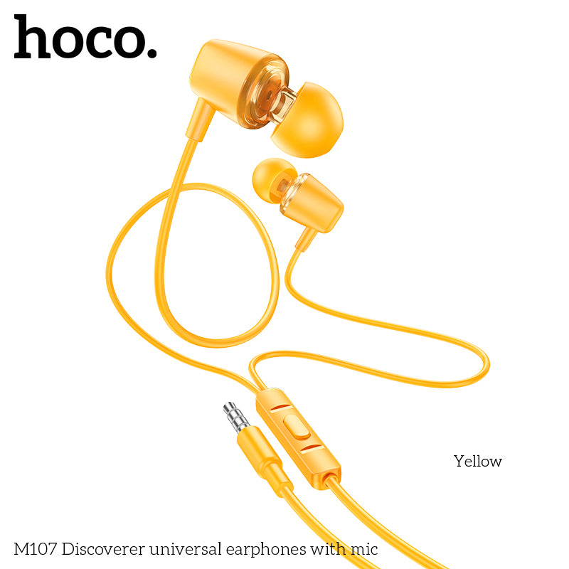 HD_SYNC:M107 Discoverer universal earphones with mic